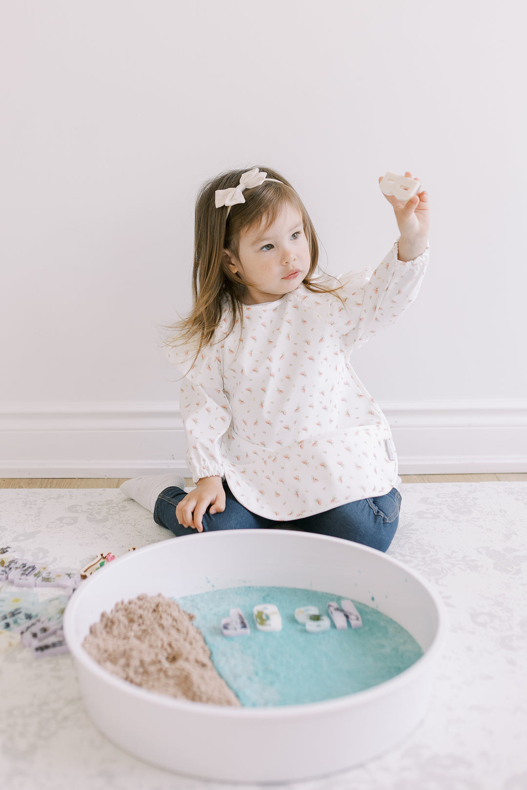 Shoulder Ruffle Low Pocket Long Sleeve